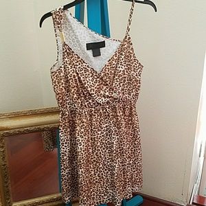 Kardashian Kollection Leopard Print Dress